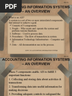 Accounting Information Systems - An Overview