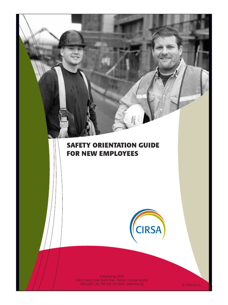 Safety Orientation Guide For New Employees 1 Pdf Personal