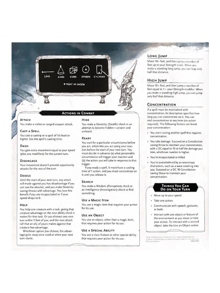 DM Screen Info | PDF