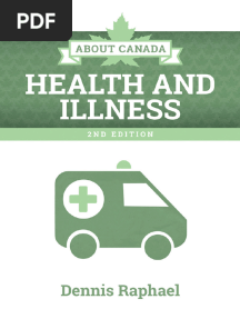 Dennis Raphael - About Canada - Health and Illness-Fernwood Publishing (2016)