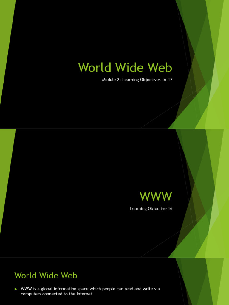 IT Unit 1 World Wide Web | PDF | World Wide Web | Internet & Web