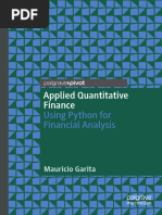 Garita M Applied Quantitative Finance Using Python For Finan