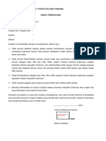 Contoh Surat Pernyataan 5 Poin (Tulisan Tangan) : E-Materai