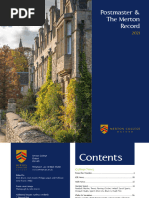 Postmaster and The Merton Record 2021 | PDF