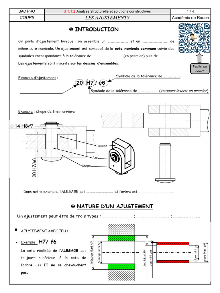 COURS Les Ajustements | PDF