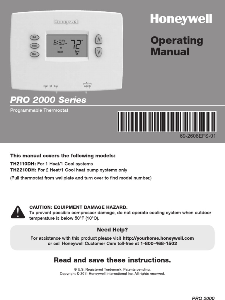 HONEYWELL THERMOSTAT PRO SERIES MANUAL PDF DOWNLOAD visual data 4