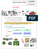 Evolution des systemes techniques