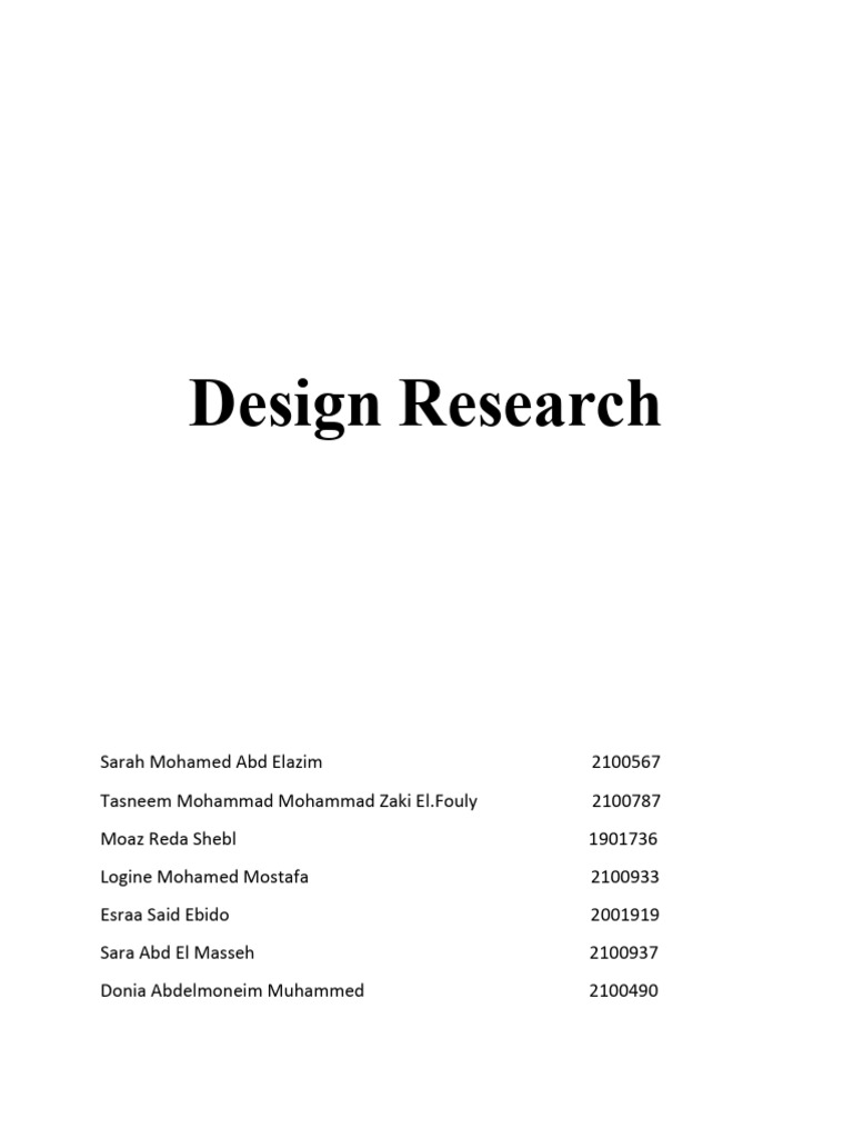Design Research Pdf – DEMYSTIFYING “DESIGN RESEARCH” – PEMPAW