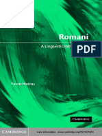 Yaron Matras - Romani_ a Linguistic Introduction-Cambridge University Press (2002)