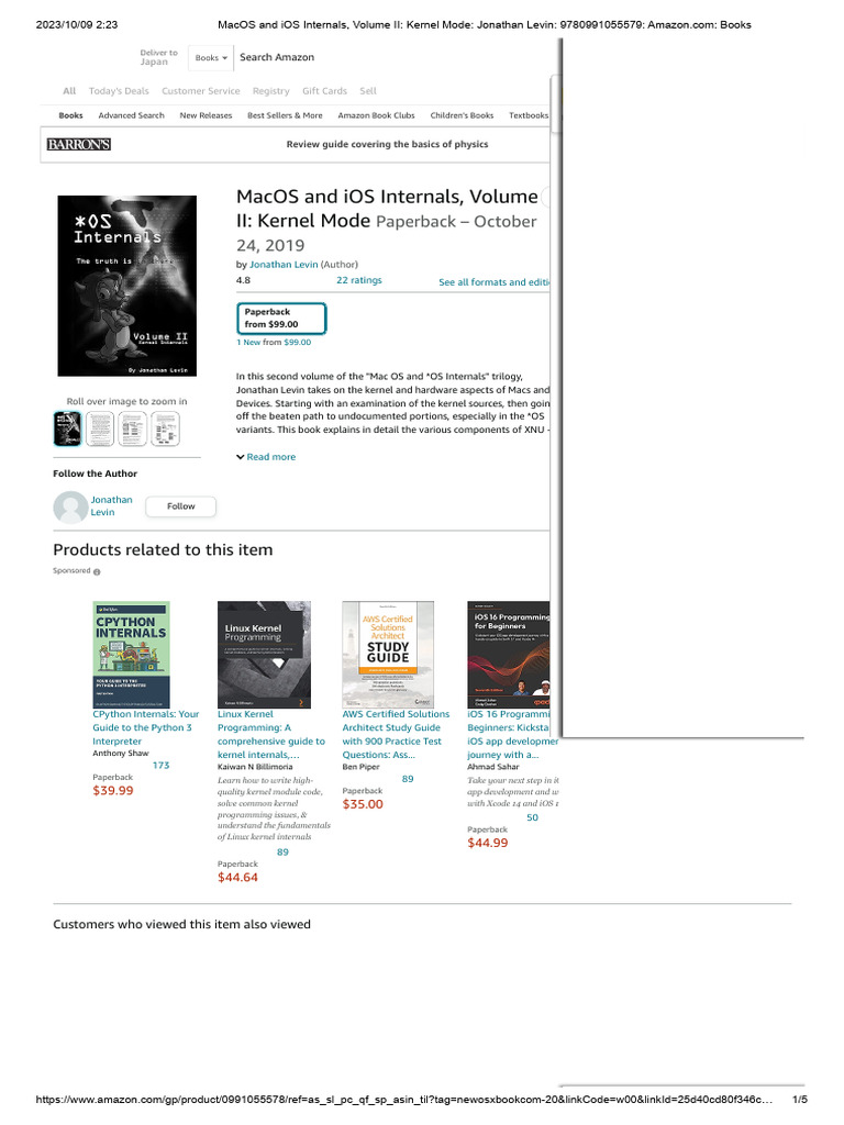 MacOS and IOS Internals, Volume II - Kernel Mode - Jonathan Levin ...