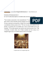Domenica Di PENTECOSTE (GV 1415-16.23b26) 5 Giugno 2022