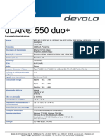 Datasheet 550 Duo PT PT