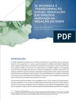 Mudança e Transformação Social - (Educação Em) Direitos Humanos Na Redação Do Enem - Comp - 25.09