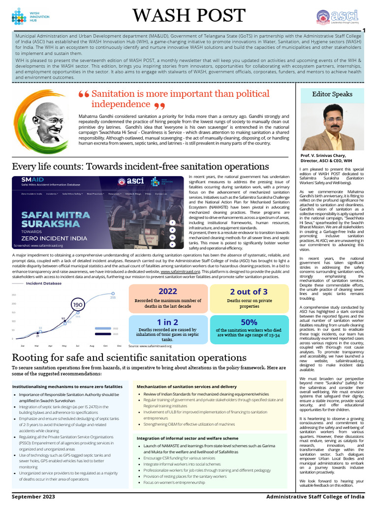 Special Edition - Safai Mitra Suraksha | PDF