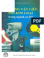 Sử Dụng Vật Liệu Phi Kim Loại Trong Ngành Cơ Khí (NXB Khoa Học Kỹ Thuật 1998) - Hoàng Trọng Bá, 183 Trang