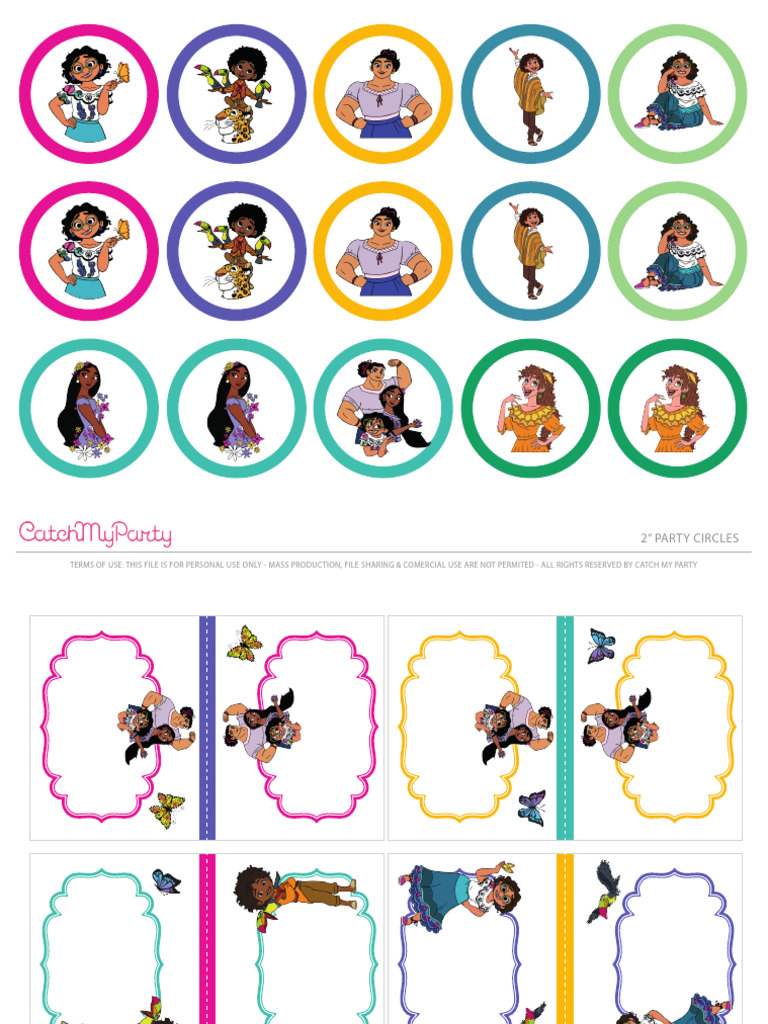 Encanto Free Birthday Party Printables | PDF
