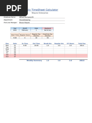 TimeSheet Calculator TrumpExcelRevised 2021 v1
