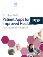 Patient Apps For Improved Healthcare
