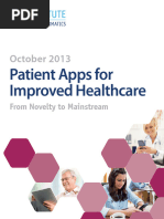 Patient Apps For Improved Healthcare