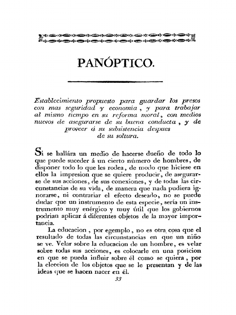 Samuel Bentham Panopticon Pdf , Foucault and Bentham: A Defence of ...