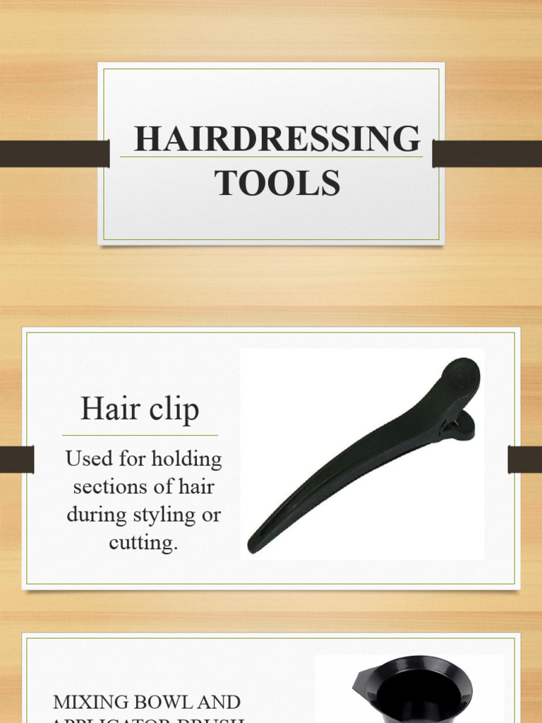 HAIRDRESSINGTOOLS PDF