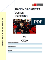 Evaluación Diagnóstica 3ero Completa