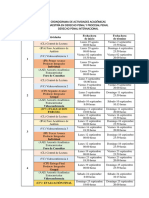 Cronograma de Actividades