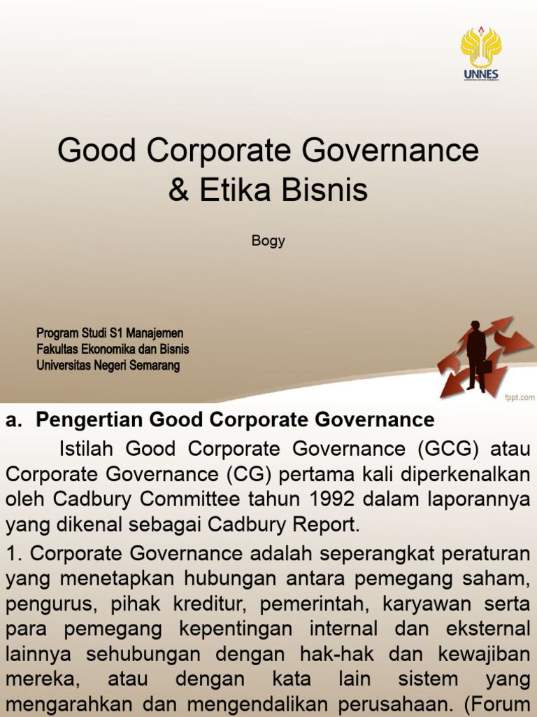 Penerapan 5 Pilar GCG dalam Bisnis | PDF