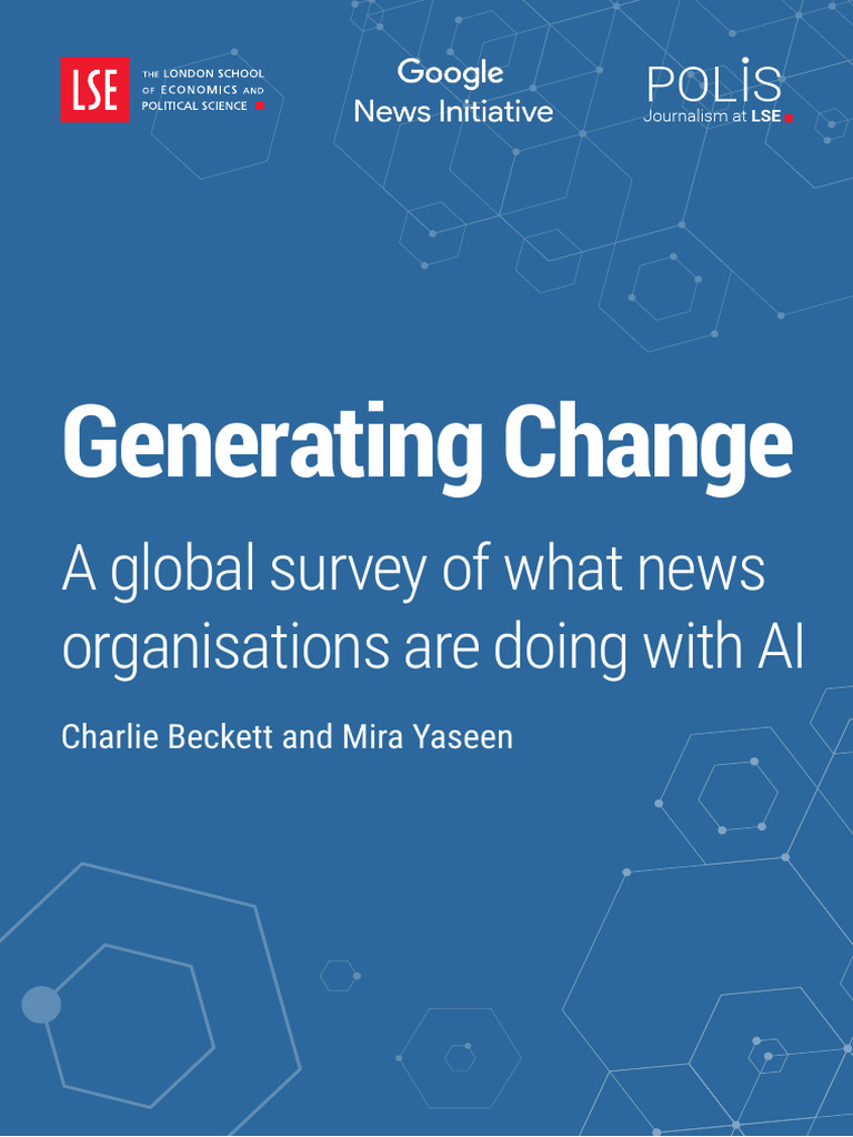 Generating+Change+ +The+Journalism+AI+report+ +english | PDF