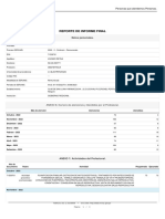 Reporte de Informe Final