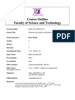 Course Outline Faculty of Science and Technology: Course Number Course Title