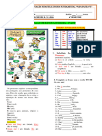 1 Avaliação de Inglês - 6º Ano (2º Bimestre)