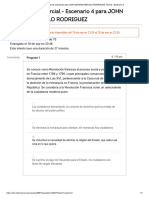 Historial de Exámenes para JOHN EDWARD ARÉVALO RODRIGUEZ - Parcial - Escenario 4.PDF - InTENTO 2