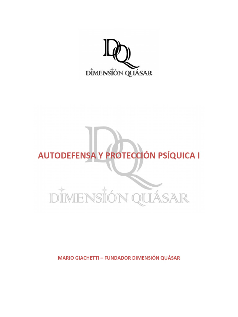 Autodefensa Psíquica 1 | PDF