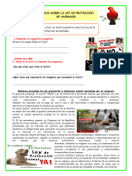 Ficha-Juev-Pl-Leemos Sobre La Ley de Protección de Animales-Jezabel Camargo Único Contacto-978387435