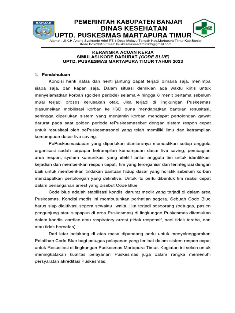Kak code blue pdf