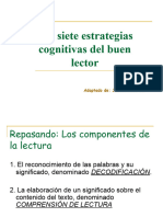 Las Siete Estrategias Cognitivas Del Buen Lector