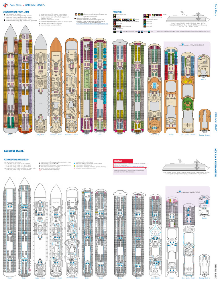 Carnival Magic Deck Plan PDF PDF