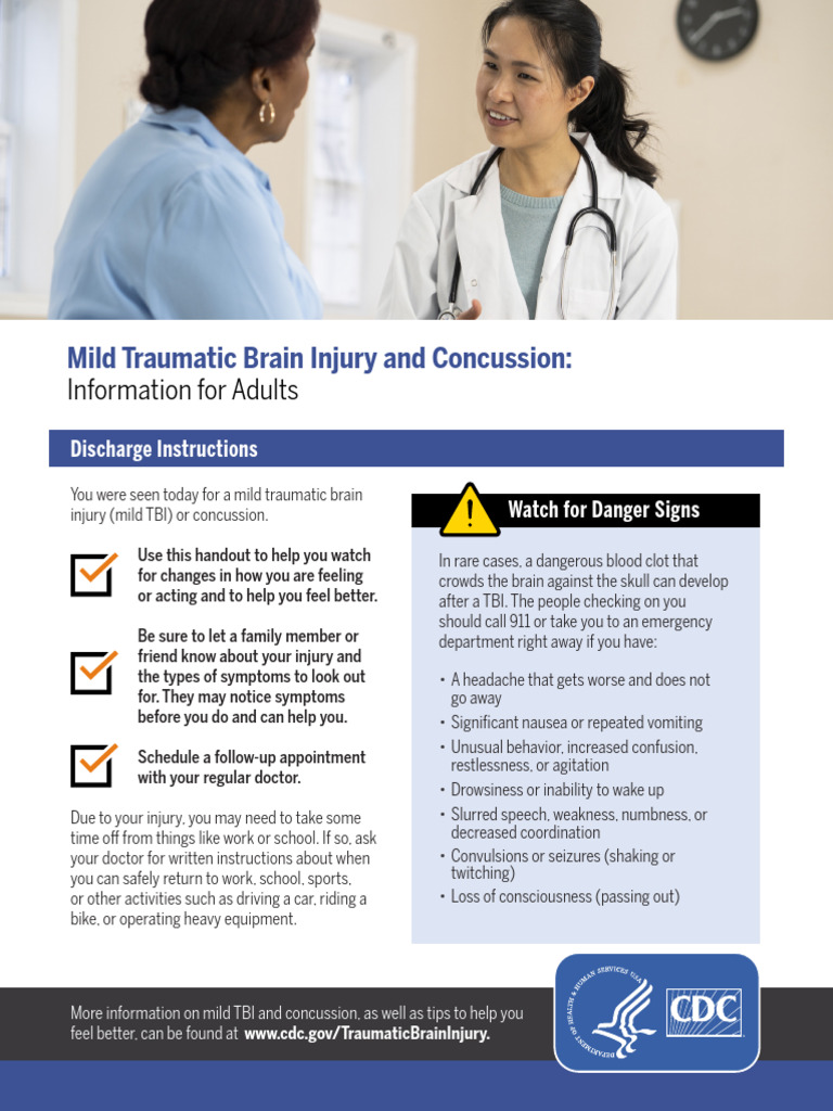 Tbi Patient Instructions-A | PDF
