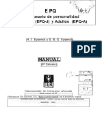 0 EPQ Cuestionario de Personalidad para Ninos EPQ J