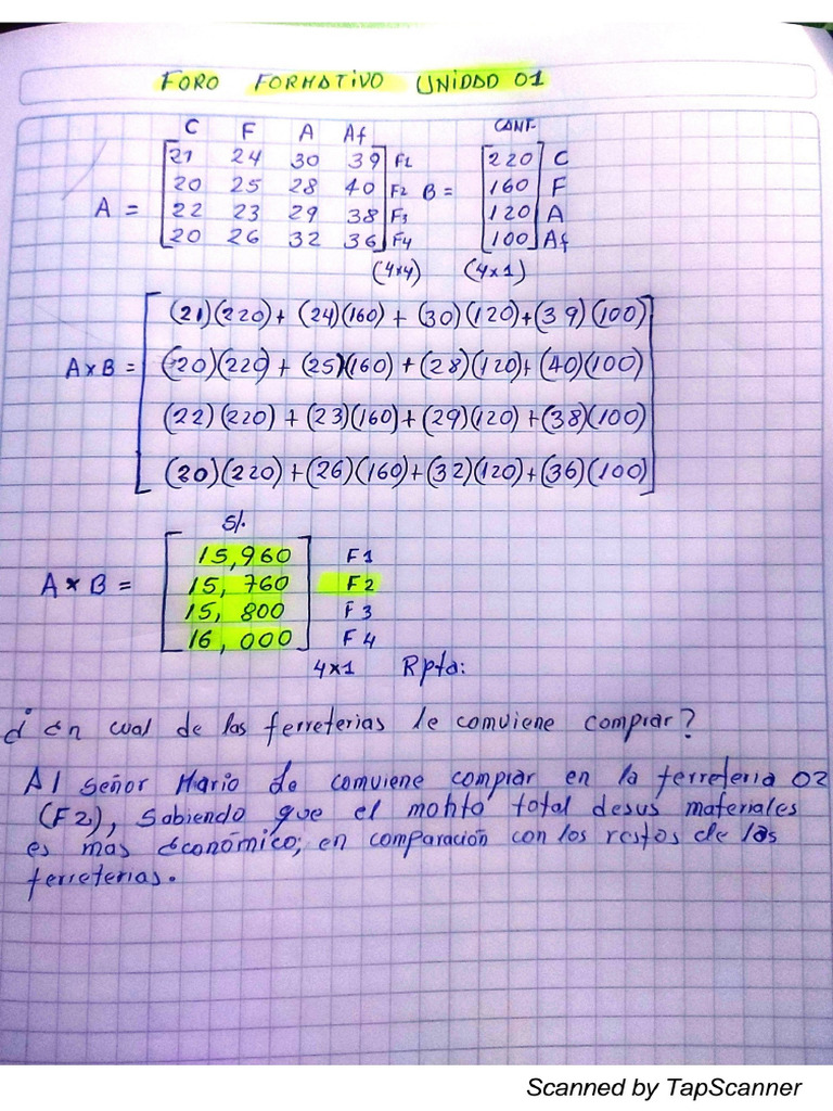 Foro 01 algebra pdf