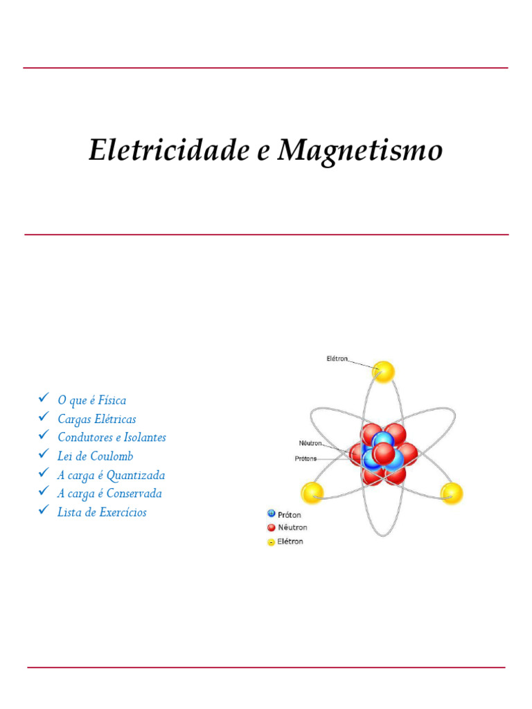 Fundamentos de Eletricidade e Magnetismo | PDF