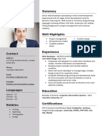 Coolfreecv Resume en 03 n