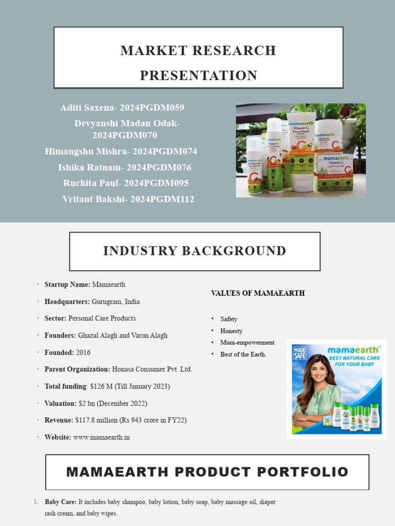 market research presentation pdf