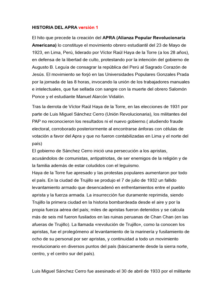 Historia Del Apra Pdf