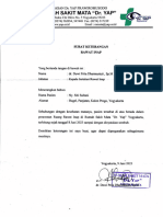 RAWAT INAP - Ibu Dari Dwi Arif Stiyapranomo, S, Pd.