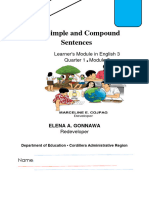 Eng3 Q1mod5 Use Simple and Compound Sentence Elena A. Gonnawa Bgo PDF