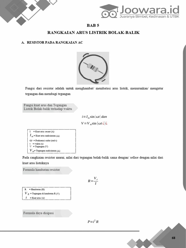 Rangkaian Arus Listrik Bolak-Balik | PDF