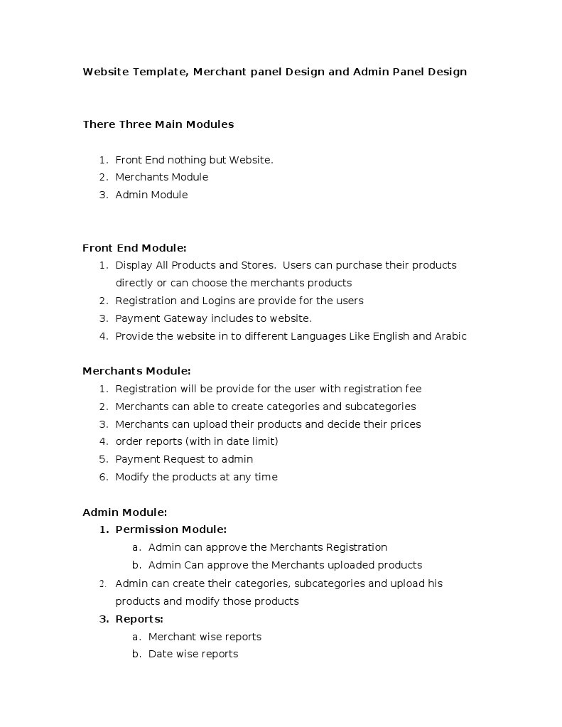 Website Doucmentation | PDF