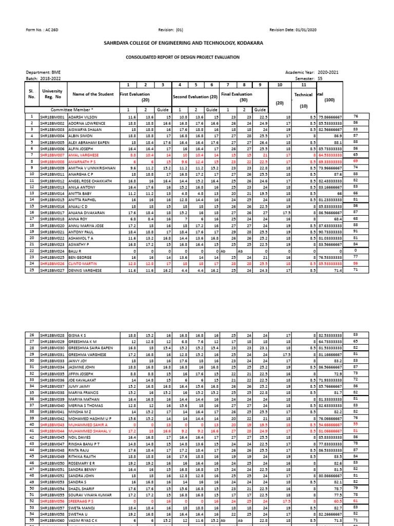 BME Design Project Evaluation Report | PDF